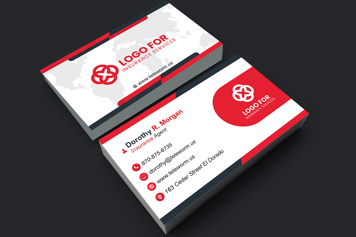 Quick Editable Business Card PSD preview 4