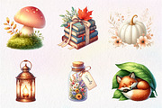 Autumn Serenity Clipart, an Illustration by CreationArt (Thumbnail 9 of 9)