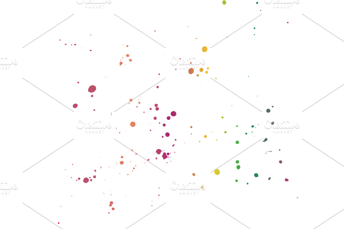 Vector Ink/Paint Splatters preview 4