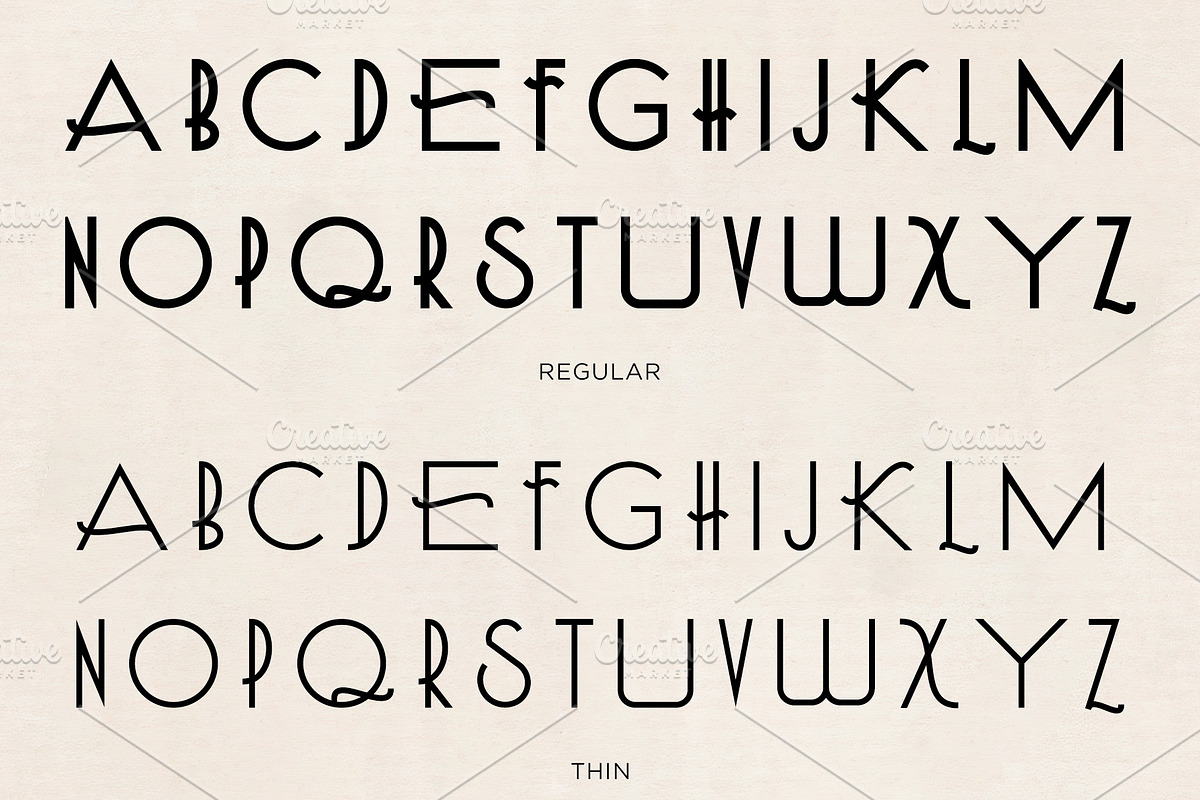 Schiz Deco Font, a Font by Mr. Chronos (Photo 5 of 5)