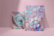 Mermaidcore iridescence textures, a Background Graphic by SunnyAfternoons (Thumbnail 5 of 6)
