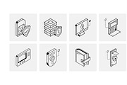 Animated Security Icon Set, an Outline Icon by Vectors Market (Thumbnail 6 of 7)