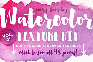Watercolor Texture Kit Vol. 2