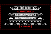 The Tribal Box -banner font-, a Sans Serif Font by deFharo (Thumbnail 10 of 10)
