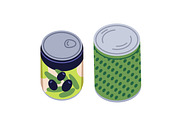 Tin cans and bottles, preserves set, a Food Illustration by Good Studio (Thumbnail 2 of 6)
