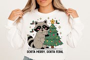 Sorta Merry Sorta Feral Png, Funny X, an Illustration by Libby Wishes (Thumbnail 3 of 6)