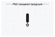 Pen and Pencil Glyph Icons, a Solid Icon by Designfour (Thumbnail 4 of 7)