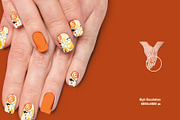 Square Gel Nail Art Mockup Set, a Product Mockup by Designertale (Thumbnail 4 of 6)