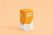 Milk Carton Packaging Mockup, a Packaging Mockup by Custom.scene (Thumbnail 2 of 4)
