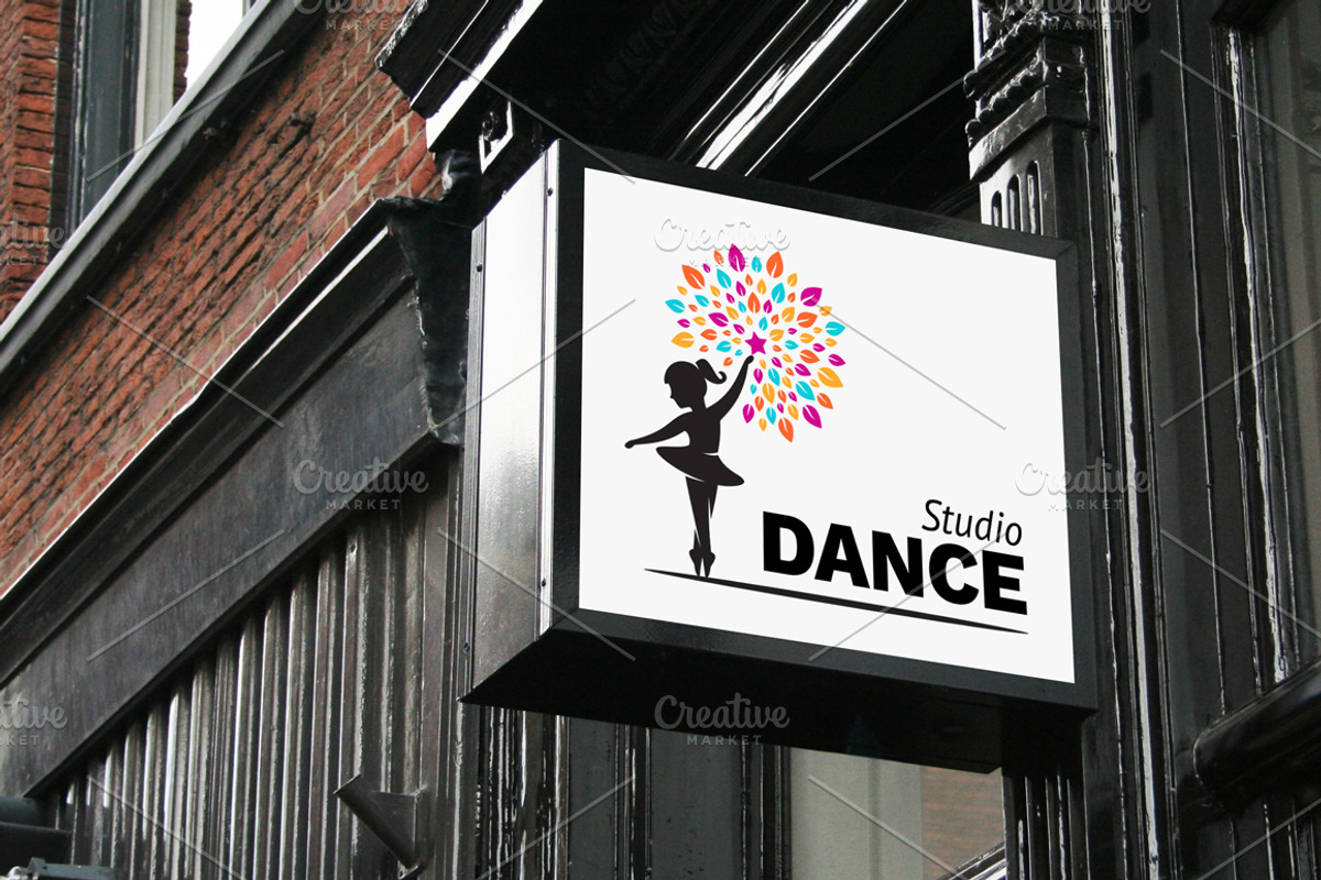 Dance Studio Logo Template, a Branding & Logo Template by tetiana.svirska (Photo 4 of 4)