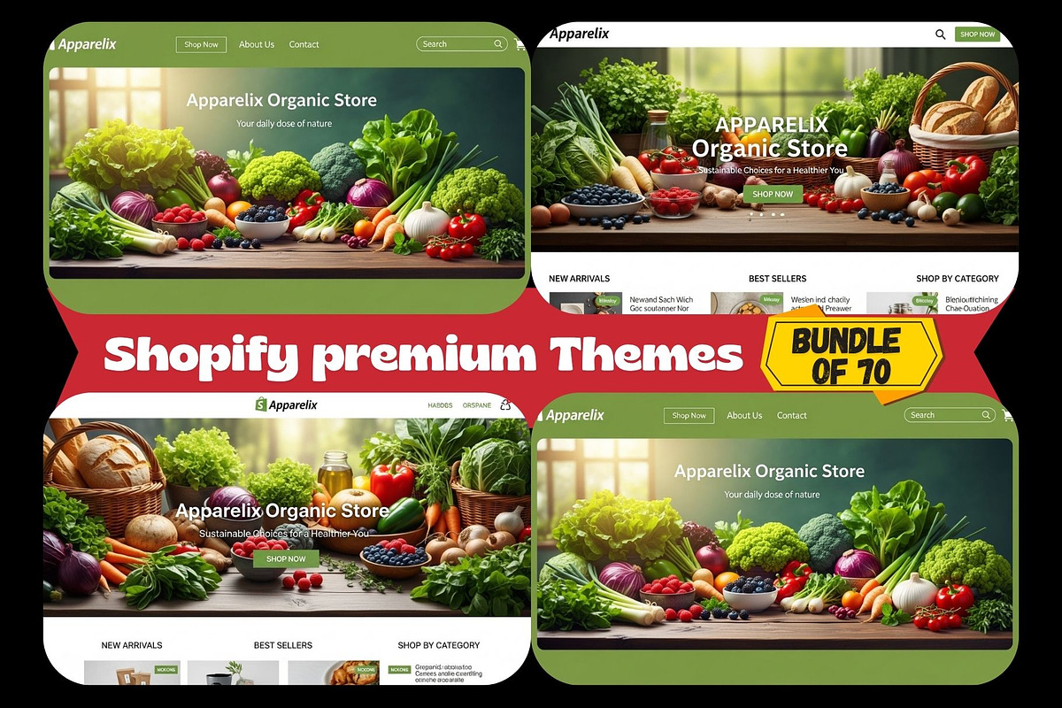 Shopify Premium Themes Bundle 50, a Shopify Template by Aban's World (Photo 23 of 59)