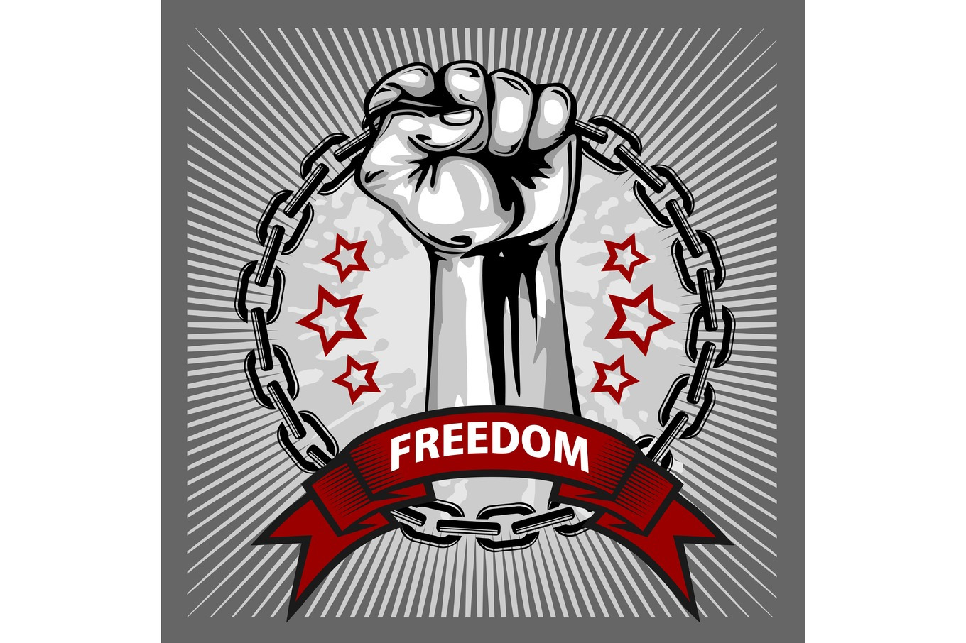 Hand Up Proletarian Revolution - Fist of revolution. Human hand up., an ...