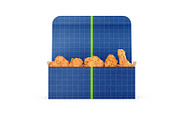 Kraft Chicken Box Mockup, a Packaging Mockup by VadimPetrov (Thumbnail 3 of 5)