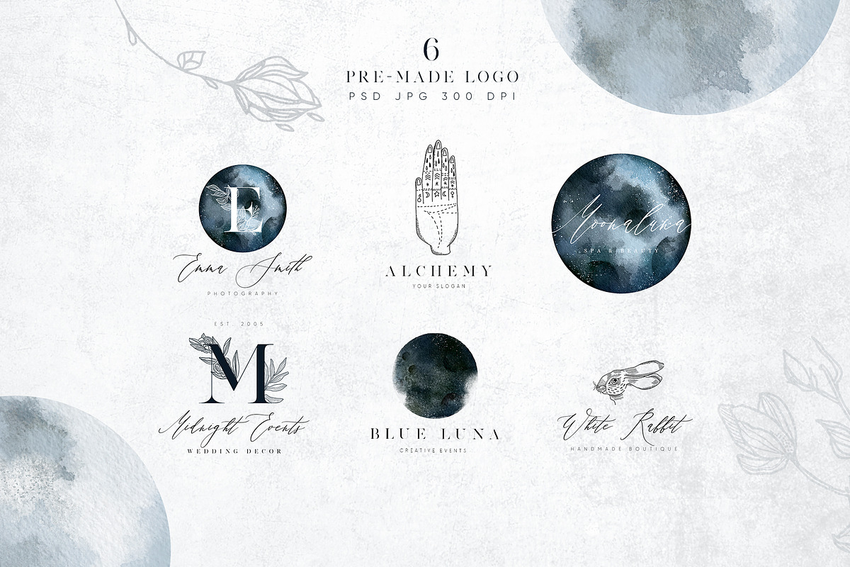 Lunare. Mysterious Graphic Set, an Animal Illustration by Muse Artist (Photo 15 of 16)