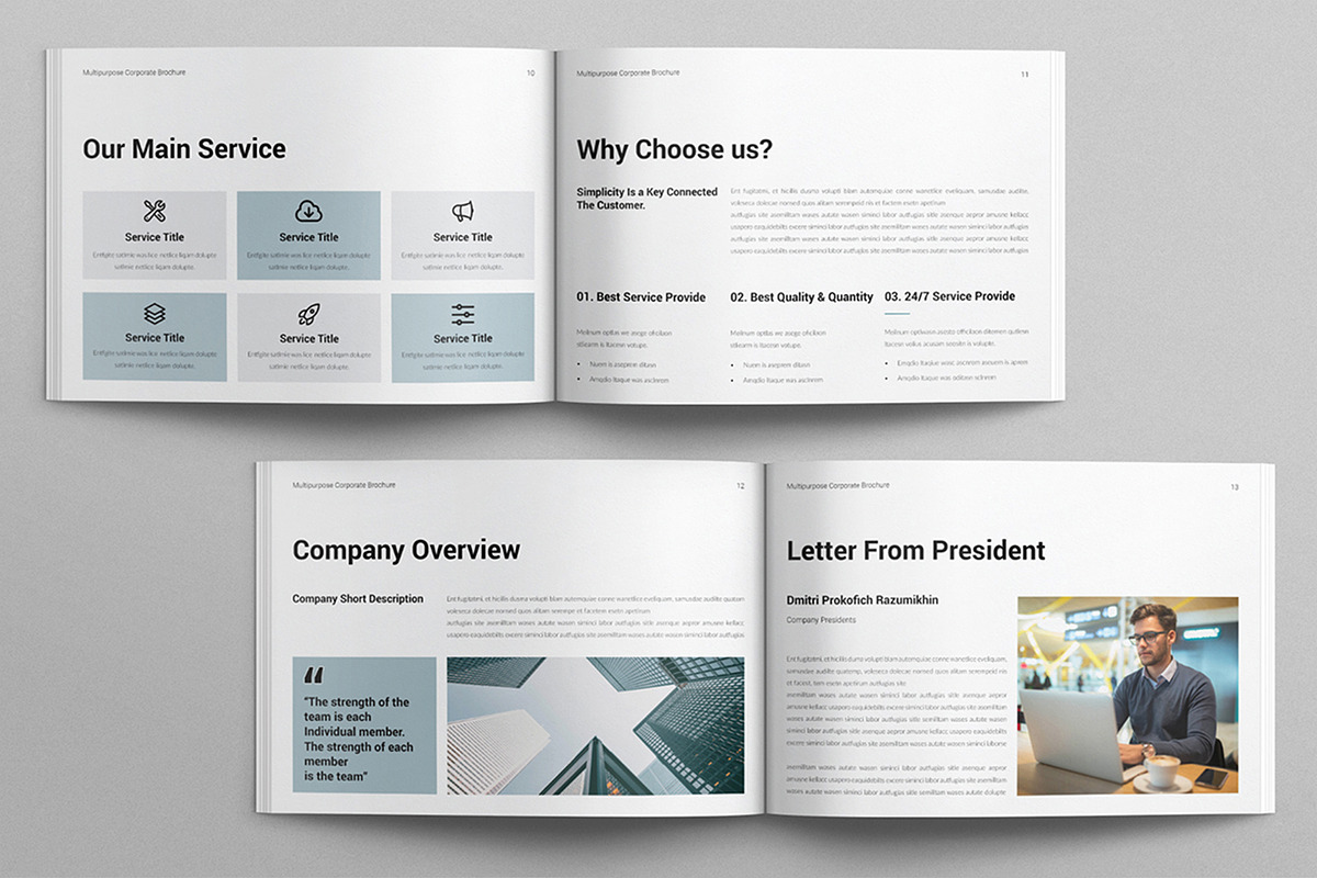 Multipurpose Corporate Landscape, a Brochure Template by E-Type (Photo 5 of 7)
