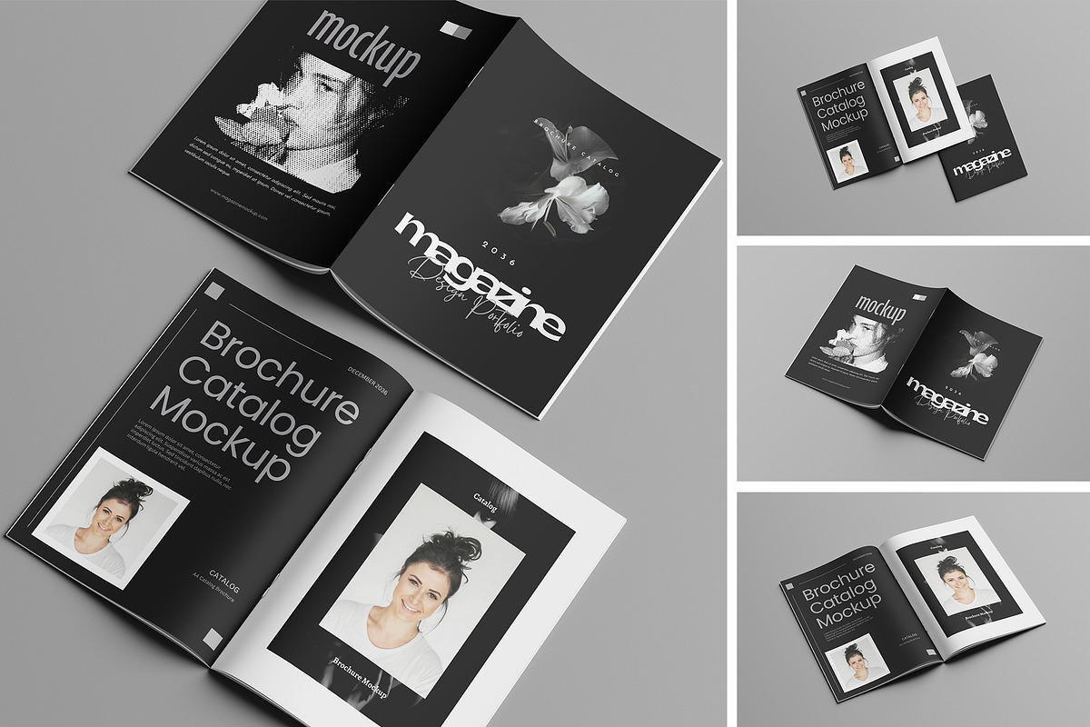 Catalog A4 Magazine Mockup, a Books & Magazine Mockup by AKMAL STUDIO (Photo 2 of 10)