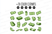 Dollar Money Clipart, a Finance Illustration by Palau (Thumbnail 8 of 10)