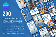 Cleaning Business Canva Bundle, a Social Media Template by Snapybiz (Thumbnail 7 of 9)