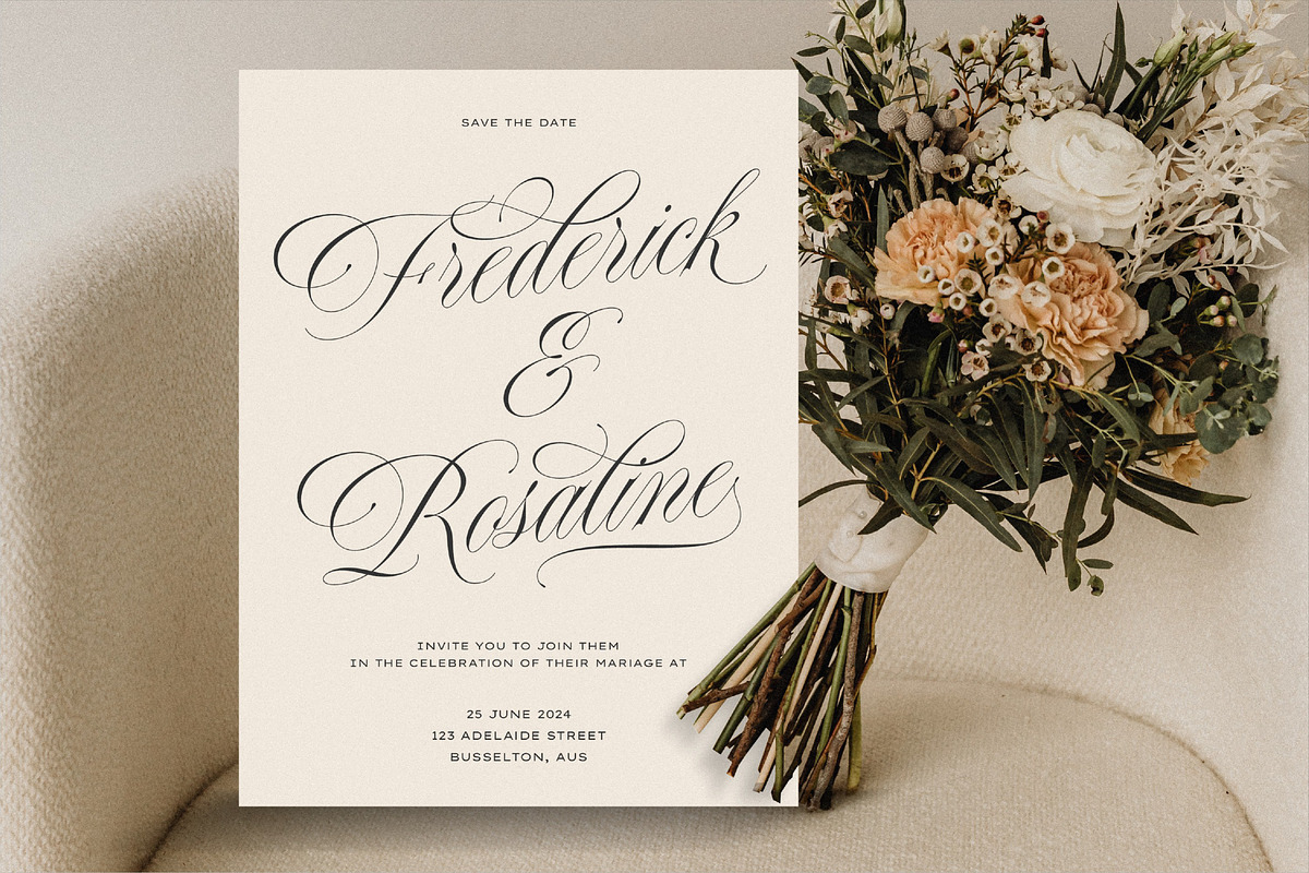 Monalisa Script Font, a Script Font by Letteralle Studios (Photo 14 of 23)