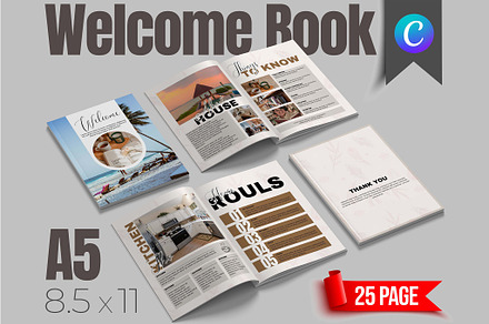 Airbnb Welcome Book Template, a Templates & Theme by iloveTemplate