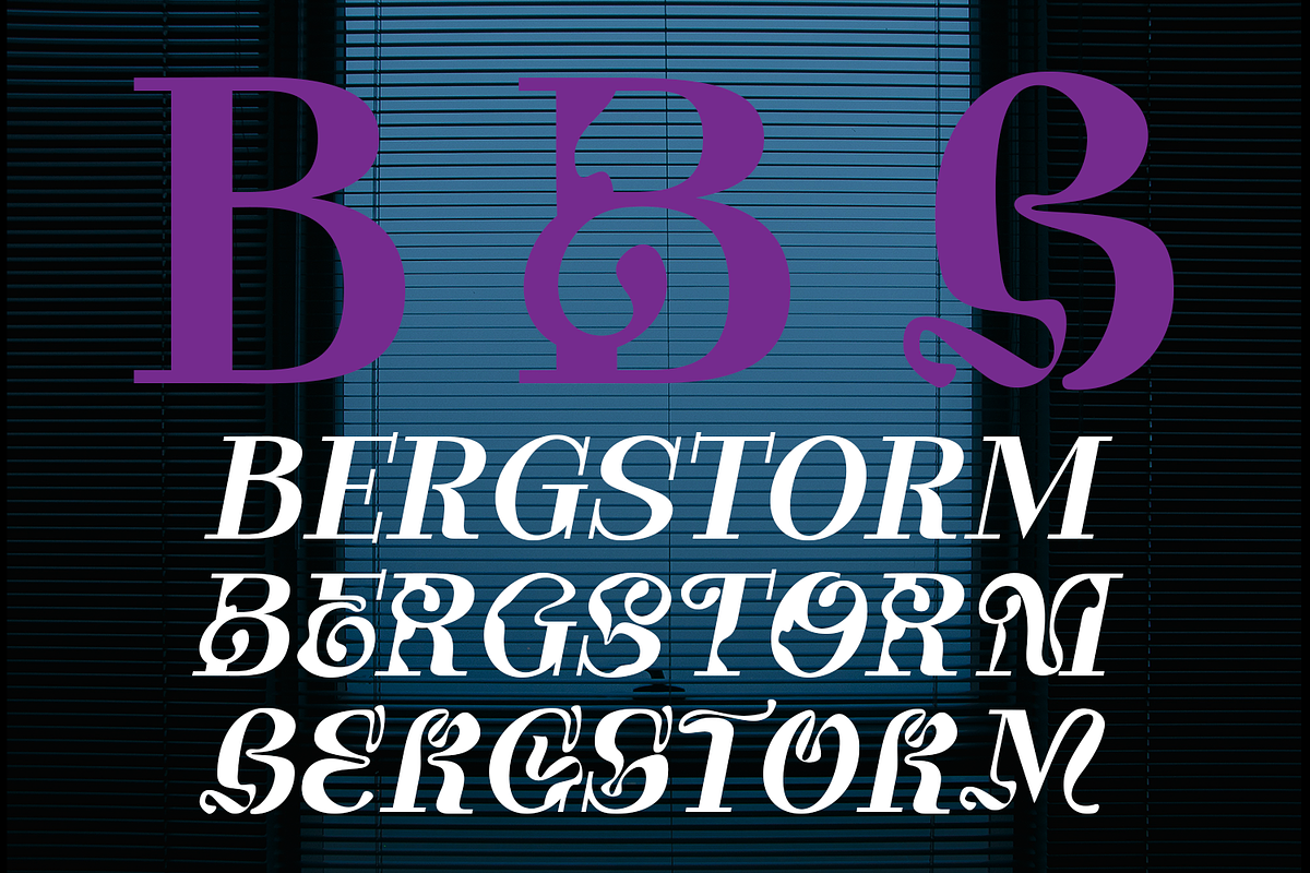Bergstorm Font, a Blackletter Font by TypeClassHeroes (Photo 7 of 10)