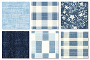 Blue Denim Seamless Digital Paper, a Texture Graphic by Dream Creation (Thumbnail 6 of 7)
