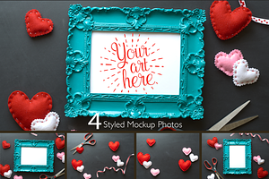 Valentines Day Picture Frame Photos