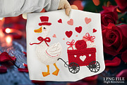 Valentine Goose Yarn PNG, Valentine, an Illustration by Canvas Craft (Thumbnail 1 of 7)