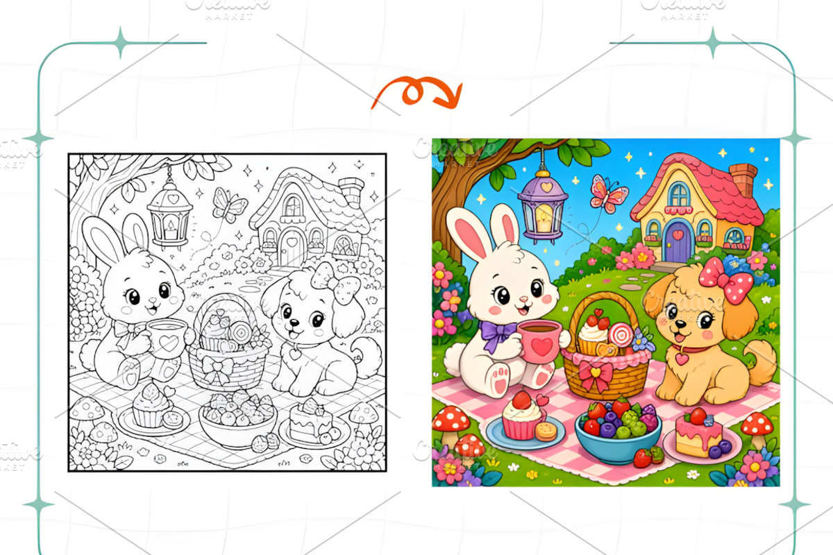 Magic Whimsy Magical Coloring Book, a Decorative Illustration by Coco Bloom (Photo 5 of 8)