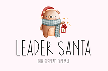Leader Santa Typeface