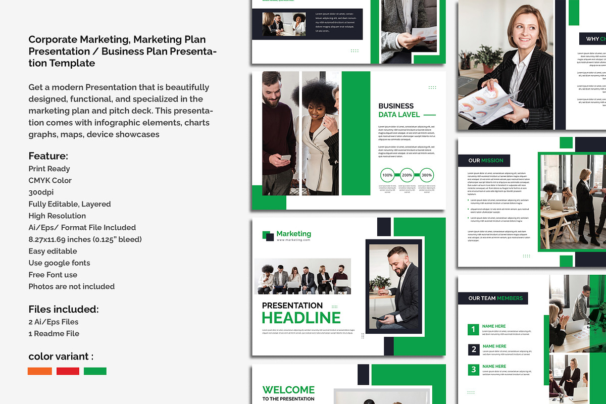 Business Plan Presentation Template, a Presentation Template by creative-mint (Photo 14 of 15)