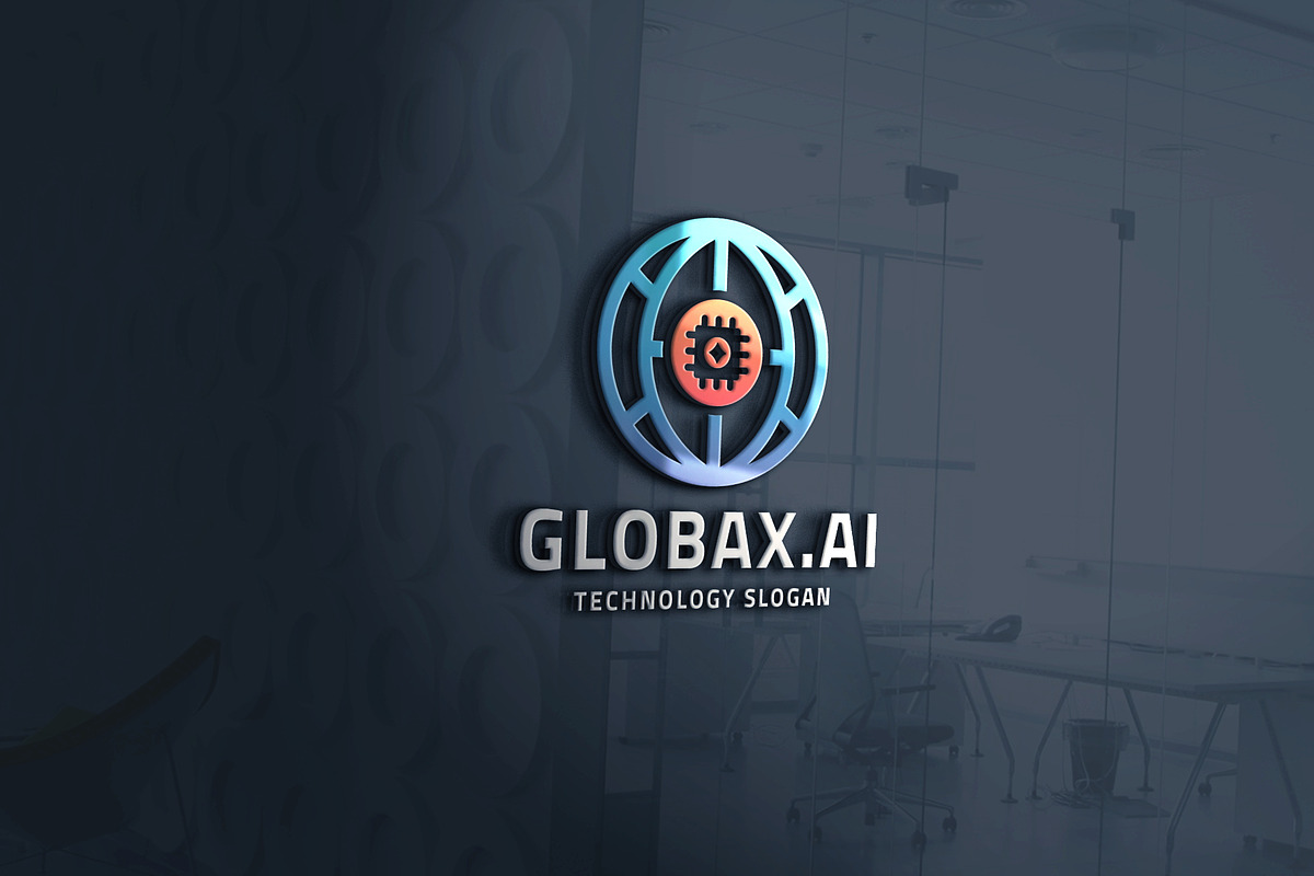 Global AI Technology Logo, a Branding & Logo Template by Design_Planet (Photo 1 of 2)