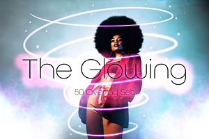 50 Overlays Glow and Bokeh, a Background Graphic by Studio Angel Arts