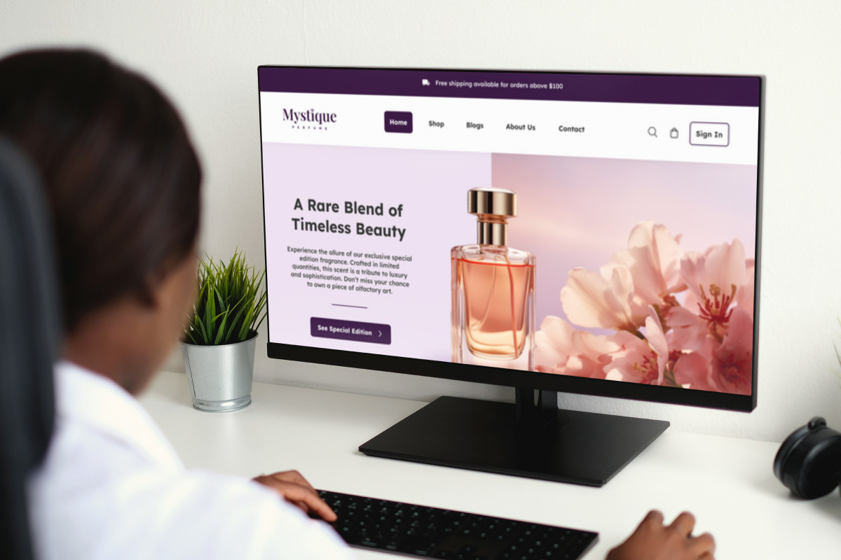 Mystique - Perfume Shop Landing Page, a Landing Page Template by twinstd (Photo 5 of 5)