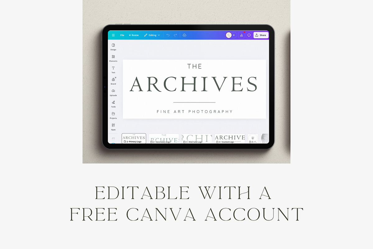 Canva Editable Brand Kit, a Branding & Logo Template by August + White (Photo 6 of 6)