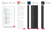 100+ Composition Guides, a Brush Add-On by HEJBRUSH.COM (Thumbnail 5 of 5)