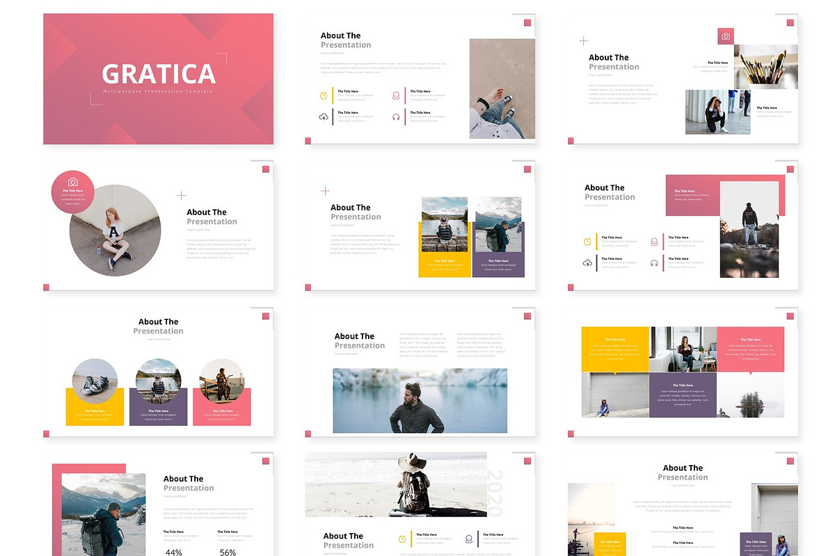 Gratica - Keynote Template, a Presentation Template by AQR Studio