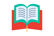 Open Book Flat Icon, an Icon by Pexelpy (Thumbnail 2 of 3)