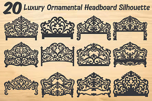 Luxury Ornamental Headboard