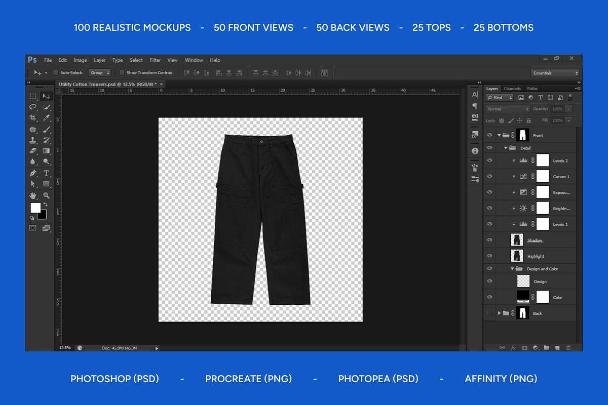 Realistic Streetwear Mockup Bundle, a Hoody Mockup by AtelierDuVow (Photo 6 of 10)