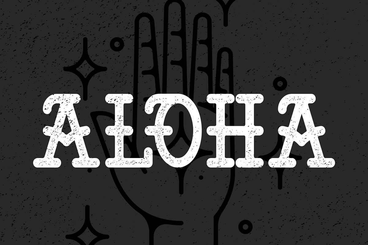 ALOHA TATTOO TYPE