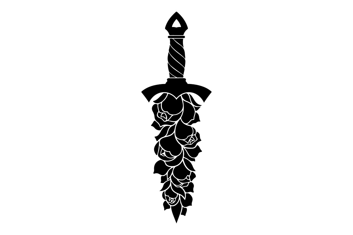 Ornamental Dagger Silhouette Bundle, an Object Illustration by Gaye Art (Photo 14 of 31)