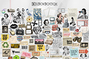 Chaos COLLAGE KIT - Paper Scrapbook, an Object Graphic by DreamoraArt (Thumbnail 2 of 8)