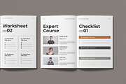Course Creator Workbook Template, a Magazine Template by Work-Envance (Thumbnail 4 of 12)