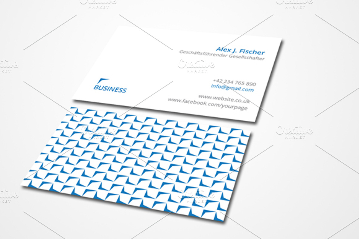 Pattern Business Card, a Business Card Template by felicidads