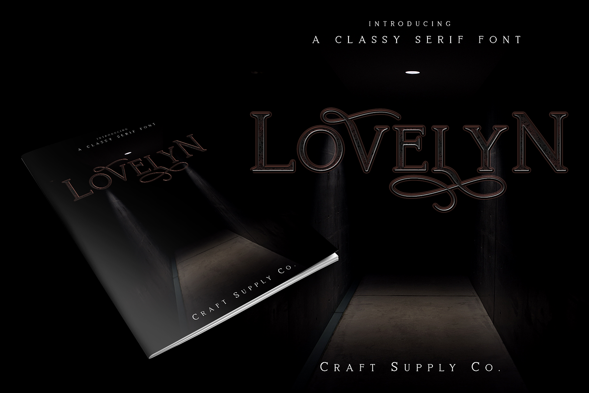 Lovelyn Font, a Serif Font by Craft Supply Co. (Photo 9 of 9)