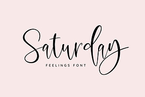 Saturday Feelings Font