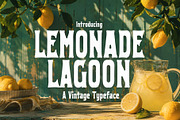 Lemonade Lagoon - Vintage Typeface, a Serif Font by HipFonts (Thumbnail 1 of 10)