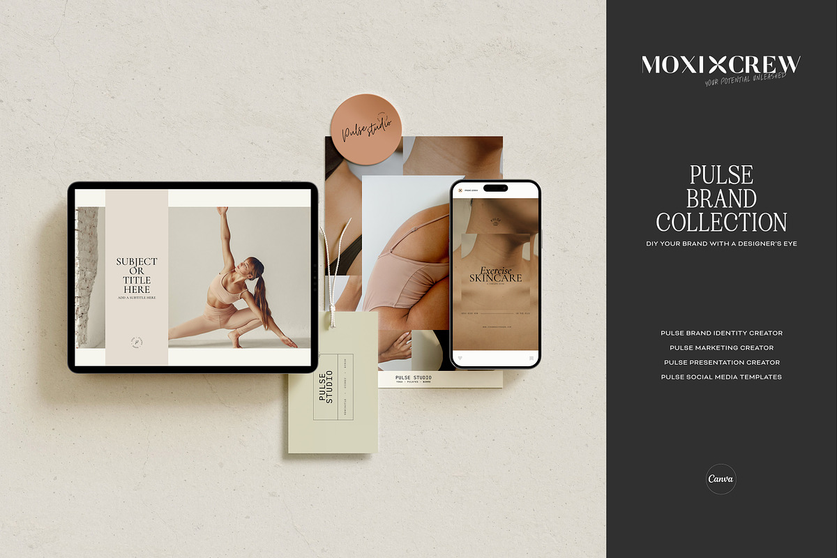 Pulse - Brand Creator Collection, a Branding & Logo Template by Moxi Crew (Photo 1 of 16)
