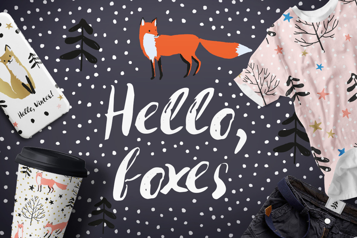 Hello, foxes, an Animal Illustration by OJardin (Photo 1 of 5)